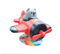 Car Ornaments Dashboard, Rotating Plane Dashboard Figurines, Vehicle Accessories Airplane Interactive Toys for Auto, Sedan, Travel, Road Trip, Desk, Office, Interior Decor 11.7 x 11 x 8 cm