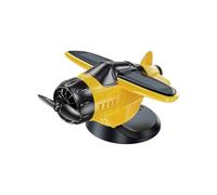 Car Ornaments for Dashboard - Car Dashboard Accessories Solar Powered - Desk Decor Collectible Figurines, Airplane Ornament Cute Decor for Men Women Birthday