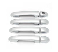 Car Outer Door Handle ABS Chrome Door Handle Bowl Cover Trim Stickers Decor Styling Accessories Replacement for Kia for Soluto for Pegas for Cerato for Forte(8X Door Handle Cover)