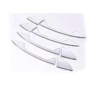 Car Outer Door Handle Cover Compatible With Benz GLK X204 ML W166 2012 2013 2014 2015 Exterior Door Handle Bowl Cover Trim Auto Modification Part(Handle Silver)