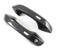 Car Outer Door Handle Cover For ID.3 2020-2024 Single Hole Dual Smart Door Handle Bowl Anti-Scratch Nano Coating Modification Kit With Decorative Trim Protector Compatible(2 Doors Carbon Fiber Pattern