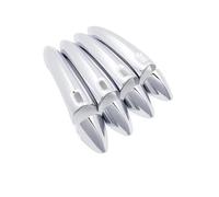Car Outer Door Handle for Opel for Astra K 2016 2017 2018 ABS Car Carbon Fiber Trim Sticker Styling Chrome Door Handle Cover Trim Side Exterior Door Handle(4 Buttons)