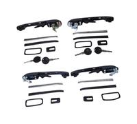 Car Outer Exterior Door Handle 4 Set Car Door Handles Auto Front Rear Exterior Door Handle, For Golf 1895 1896 1897 1898 1899 1990 1991