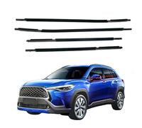 Car Outer Window Moulding Trim Weatherstrip Seal Belt for Toyota Corolla Sharp 2022 OE#75720-0A070 75710-0A0707 5740-0A0707 5730-0A070, Car Accessories