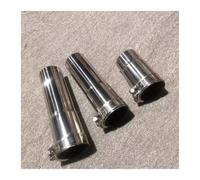 Car Outlet 42mm 45mm 48mm 51mm 60mm 63mm 76mm Stainless Steel Auto Exhaust Pipe Connector Adapter Tail Pipe(ID 42-OD 42mm 30cm)