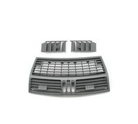 Car Outlet Grille Replacement for S Class S300 S350 S500 W220 Car Front Dashboard Air Conditioning Left Right Centarl AC Vent Grille Outlet Panel Cover(Black Right)(Gray Middle)