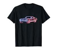 Car Outline Grill Vintage Auto Art T-Shirt