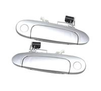 Car Outside Door Handle Compatible with Toyota for Echo 2000 2001 2002 2003 2004 2005 Front Left Right Exterior Door Handle Silver Set 1 Pair