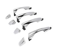 Car Outside Door Handle Set ABS Chrome Smooth Operation Comfortable Grip 4PCS Replacement for Sorento 2016 to 2020 Front Rear Left Right