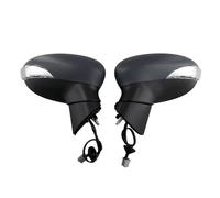 Car Outside Door Rearview Mirror With Turn Signal For Ford For Fiesta 2009-2017 Mk7 Mk8 2008-2013