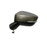 Car Outside Rearview Mirror With LED Turn Signal Light Side Reverse For Mitsubishi For Eclipse For Cross 2018 2019 Full Door Wing Mirror(Left3)