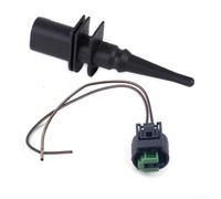 Car Outside Temperature Sensor, 2Pins Exterior Air Ambient Temperature Sensor Connector With Wiring Harness 65816936953 For 5 E60 E61