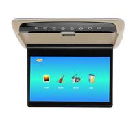 Car Overhead Player, IPS Screen 1080P HD Vehicle Flip Down Overhead Screen 11.6 Inch Car Roof Mount Monitor USB Input, 170 Deg Rear Entertainment for Business RV SUV (Beige)
