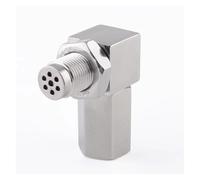 Car Oxygen Sensor Universal S304 Stainless 90 Degree O2 Oxygen Sensor Extender Spacer Car Sensor Adapter 02 Bung Extension Catalytic Converter Oxygen O2 Sensor