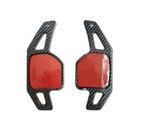Car Paddle Shifter Compatible With For A3 A4L A5 A6L A7 A8 S3 S5 SQ5 RS3 R8 Q3 Q5 Q7 S6 S7 Steering Wheel Rear Shift Paddle Shifter Kit(Black Carbon Fiber)