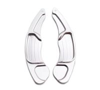 Car Paddle Shifter Compatible With For Mondeo For Fusion 2013-2019 For Edge 2015-2019 Car Steering Wheel Shift Paddle Extension shift paddles(Silver)