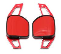 Car Paddle shifters Aluminum Alloy Car Steering Wheel Shift Paddle Extension Shifters Stickers Compatible with Seat for Tarraco for Ibiza 6P for Cupra ST(Red)
