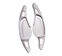 Car Paddle shifters Car Paddles Shift Compatible With BMW For X4 G02 2018-2024 X5 G05 2019-2024 X6 G06 2020-2024 Steering Wheel Paddle Shifter Extension(Silver)