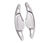 Car Paddle shifters Compatible With BMW For 5 Series G30 G31 2017-2019 For M5 F90 2018 2019 For X4 G02 2018 2019 Car Shift Paddles Wheel Extension Shifters(Silver)