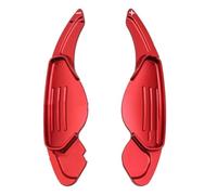 Car Paddle shifters Compatible with Jaguar for XFL 2016-2017 XF 2011-2016 for XJ 2010-2017 Car Into Gear Paddle Shift Steering Wheel Extended Shifters(Red)