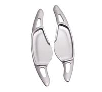 Car Paddle Shifters Compatible With Toyota For Supra GR MK5 A90 A91 2019 2020 2021 2022 2023 2024 Car Paddle Shifter Extensions Cover Interior Trim(Silver)