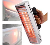 Car Paint Drying Lamp, Shortwave Drying, Solidify:30 * 15cm/Working Temperature: 0-100°C, A Key Switch, Easy to Carry, Connecting Cable: 2.2 M, for Car Bodywork Repair,A