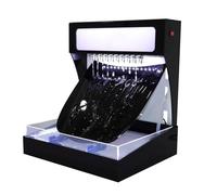 Car Paint Films Hydrophobic Testing Machine, Car Wrap Water Repellent Performance Display with LED Light, Pump & Hood, Automotive Paint Coating Hydrophobic Tester for Display(Blue)