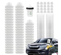 Car Paint Mixing Containers - Professional Reusable Spray Kit, Secure Cup Liner System |Workshop Vehicle Color Matching, Equipment Automotive Refinishing, Covers Seals for Garage Car Repair