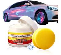 Car Paint Scratch Remover - 50g Auto Restorer Paste With Sponge For Scratch Removal & Restoration | Detailing & Maintenance Paste For Exterior Protection, Coating & Shine | Headlight & Interior Use
