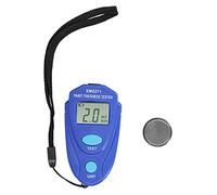 Car Paint Thickness Gauge LCD Digital Measuring Device Portable Coating Tester for Auto Body Shops Mechanics DIY Enthusiasts Plastic Mini Size 0.0mm to 2.0mm 0mil to 80mil