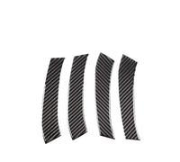 Car Panel Cover Trim for Toyota for RAV4 2006 2007 2008 2009 2010 2011 2012 Soft Carbon Fiber Car Central Control Inner Handle Panel Interior Sticker Modification(23)