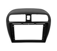 Car Panel Decorative Cover, For Mitsubishi, For Attrage, For Mirage, For Spacestar 2012-2018 9Inch 2 Din Car Radio Frame Fascia Dash Kit DVD Radio Panel Stereo Cover