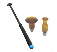 Car Panel Dent Repair Hammer Tool with Tap Down Head for Effective Paint-Safe Dent Removal Operations (3Pcs)
