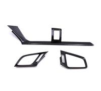Car Panel Frame Cover For Civic For Sedan 2016 2017 2018 2019 2020 2021 3Pcs Carbon Fiber Car Dashboard AC Air Vent Outlet Cover Trim Frame Frame Cover Trim
