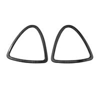 Car Panel Frame Cover For Nissan For Kicks 2017-2023 2Pcs Car Air Conditioning Outlet Cover Stainless Steel A/C Air Vent Trim Sticker Accessories Frame Cover Trim