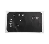 Car Panel Stickers Compatible with A3 8L 1996 1997 1998 1999 2000 2001 2002 2003 Car Switch Control Frame Carbon Fiber Sticker Decoration Decals Accessories