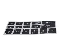 Car Panel Stickers Compatible with A4 B6 B7 2000 2001 2002 2003 2004 2005 2006 2007 2008 AC Climate Control Button Repair Restoration Decals Stickers Clear
