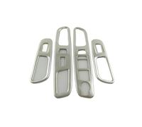 Car panel trim Stainless Steel Auto Door And Window Glass Lifting Switch Cover Trim Car Styling For Renegade 2015-2017