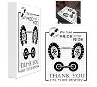 Car Paper Floor Mats 50 Pcs White Disposable Automotive Floor Protection Vehicle Carpet Clean Mat for Cars Vehicles Clean Detail 19 x 14.9 Inch