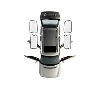 Car Parasol Sunshades Curtain Full Cover Sun Shade Shaby Car Visor Accessories Shaby For Chevrolet City Express 2010 2011 2012 2013 2014 2015 2016(Rear Windows)