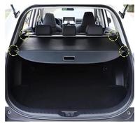 Car Parcel Shelf Rear Trunk Cargo Cover For Jeep For Liberty KK 2008-2010 Car Bracket Retractable Curtain Partition Privacy Retractable Cargo Cover(Carbon Look)