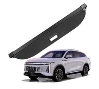 Car Parcel Shelf Trunk Curtain Retractable Trunk Cargo Cover Parcel Rack Anti-Peeping Shield Privacy Auto Interior Accessories For Chery For EXEED For RX 2022-2026(Carbon Fiber)