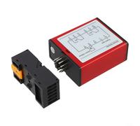 Car Park Barrier Loop Detector 240V Single Channel Inductive Sensor for Garage for access Control Vehicle Presence Detection DIN Rail Mount Filter Option(220V)