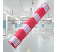 Car Park Corner Protection, Reflective Car Park Bumper Protection 0.6cm Thick 4 Sizes (Color : Rosso, Size : 28pcs)