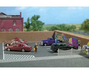 Car park HO/OO Gauge Busch 9713