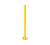 Car Park Post - Yellow Fixed Parking Security Bollard - The Workplace Depot