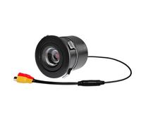 Car Parking Assist Camera Car Rear View Camera Night Vision Reversing Automatic Parking Monitor Waterproof 170 Degree H-D Image Parking Camera(Round shape)(Round punch)