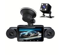 Car Parking Assist Camera Dash Cam 4-Channel FHD 1080P Front/Rear/Side 360 View Monitoring Safety Camera Parking Monitor Night Vision Car DVR Rear View Camera(NO Card)