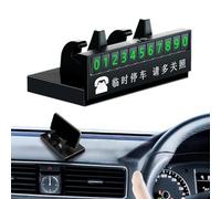 Car Parking Phone Number, Car Phone Registration | Temporary Stop Phone Number Display Diffuser for Car Dashboard,M Display