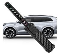 Car Parking Phone Number Plate, Retractable Car Dashboard Decoration | Temporary Stop Sign - For Vehicle SUV Truck Motorhome Shopping Mall Apartament